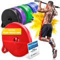 Motståndsband Räckhäv Fitness Resistance Bands + Träning e-Bok, Dra Upp Fitnessband | Hemmagym Equipment, Styrka Träna Gymnastisk, Chin-Pull-Up Bar, Elastiskt Träningsband Gym Workout Man Kvinna
