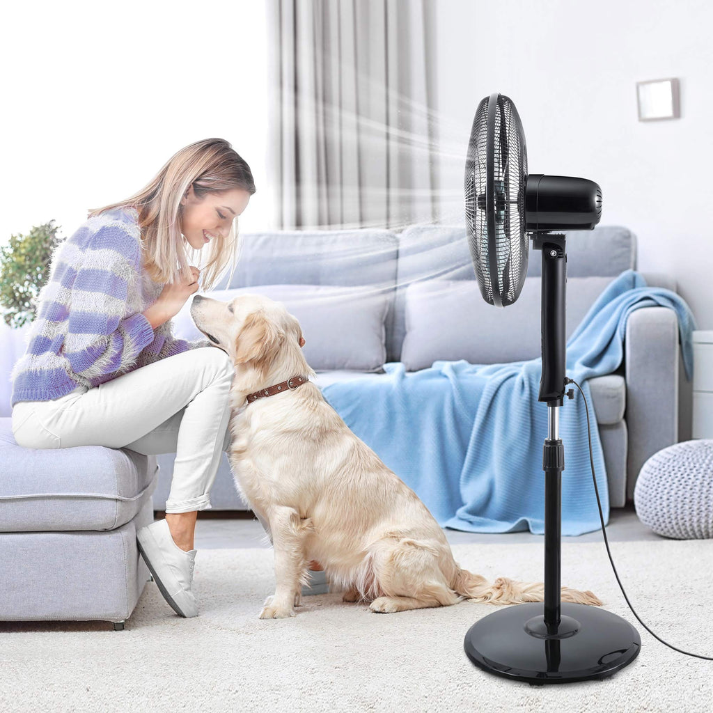 Midea FS40-15FR Pelarfläkt, Svart