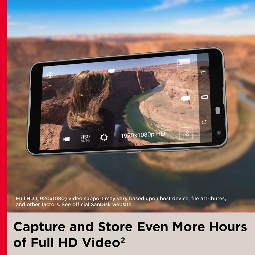 SanDisk Ultra 64GB microSDXC kort + SD-adapter, för Android-smartphones och surfplattor, upp till 140 MB/s, med A1 App Prestanda, UHS-I, Kort 10, U1