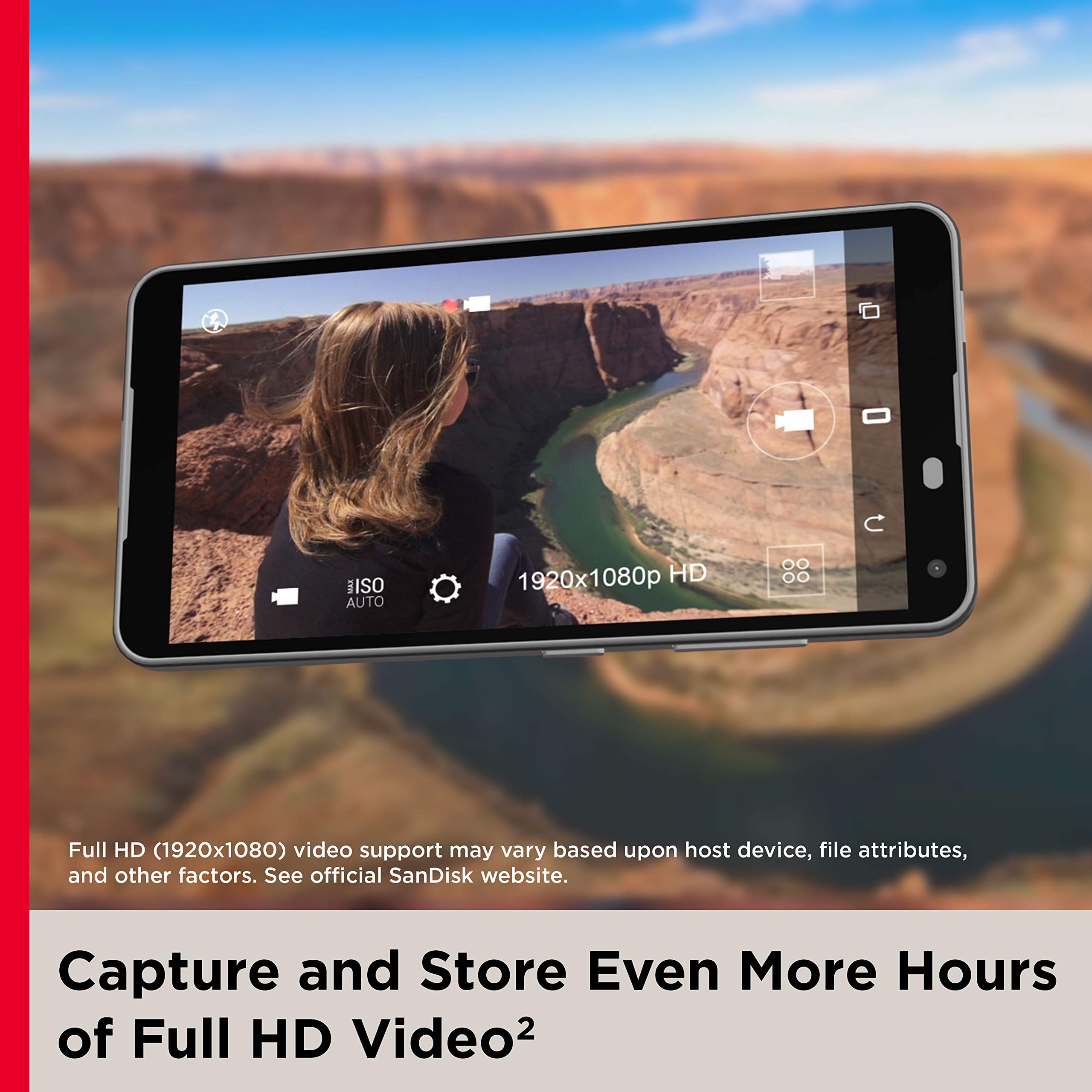 SanDisk Ultra 64GB microSDXC kort + SD-adapter, för Android-smartphones och surfplattor, upp till 140 MB/s, med A1 App Prestanda, UHS-I, Kort 10, U1