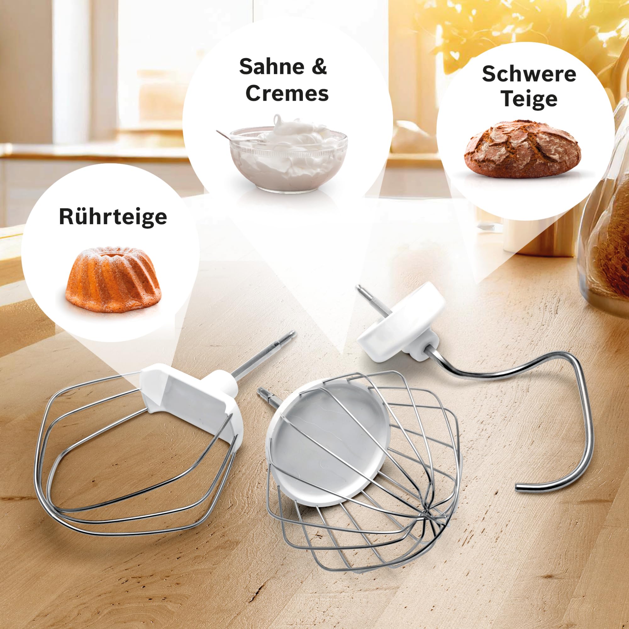 Bosch Köksmaskin MUM5 1000 Watt Grå - Mjukstart för Minskat Stänk - 3D PlaneteryMixing Efterliknar Handknådning - 7 Hastigheter - Diskmaskinssäkra Delar - BPA-Fria Plastmaterial - MUM58L2