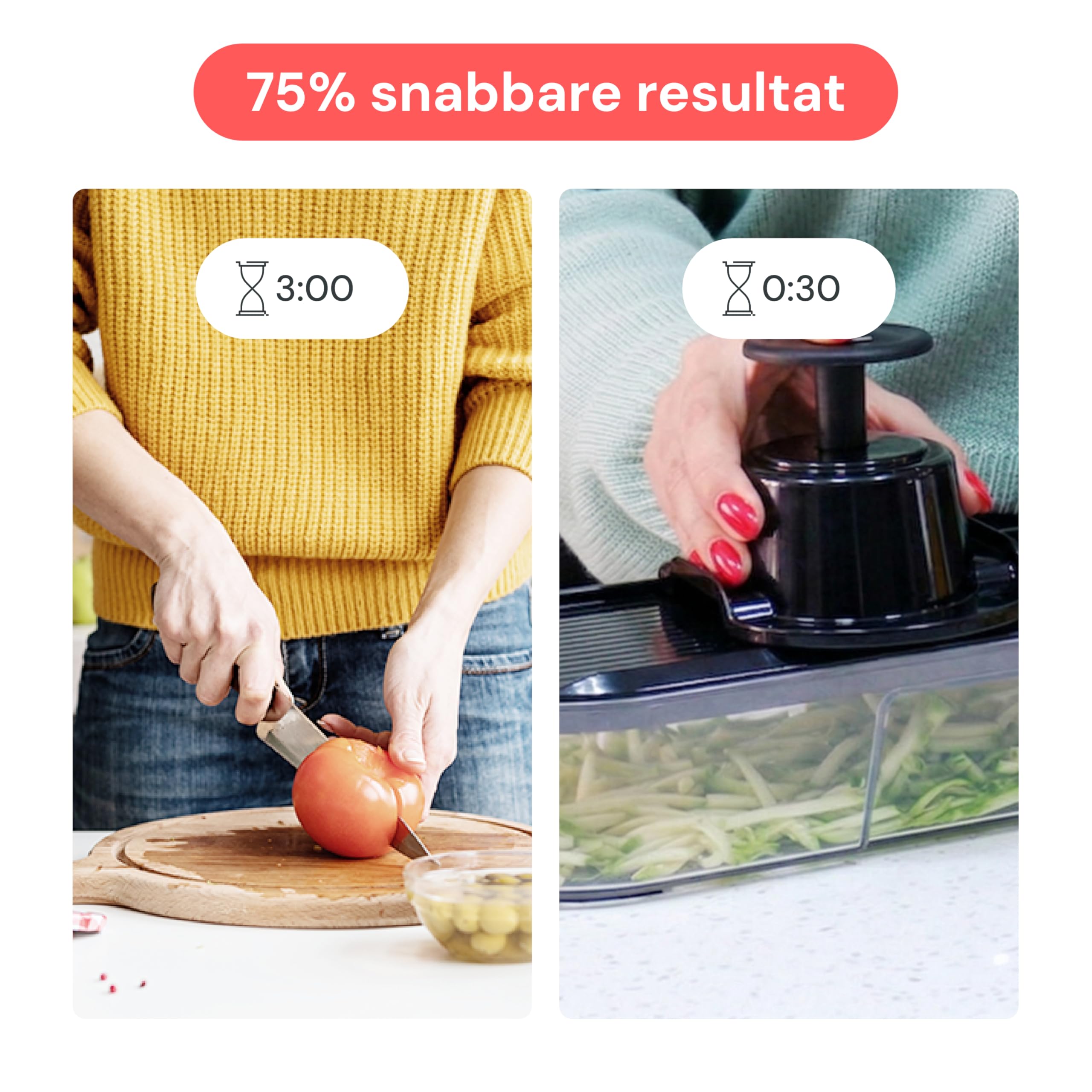 Grönsakshackare Grönsaksskärare Mandolin Grönsaksskivare - Grönsaks- och löksalladsmatberedare Manuell - Potatischopper Grönsakshackare Tärningsskärare - Köksredskap Prylar (Kompakt 6-i-1 Svart)