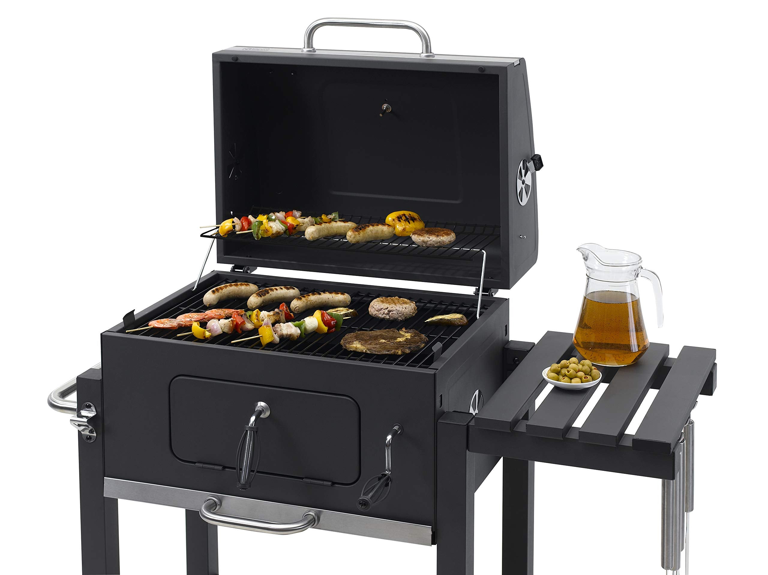 Tepro Toronto Click Charcoal BBQ Antracit/Rostfritt stål