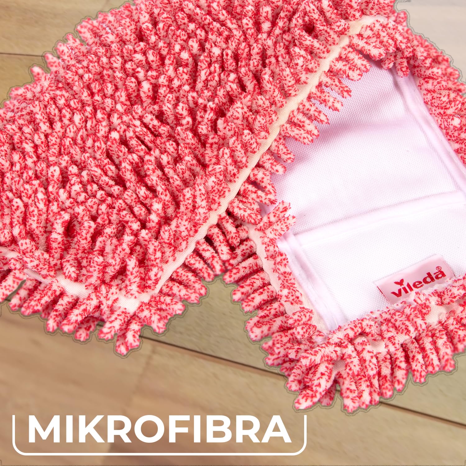 Vileda Mikrofibermopp, 13 x 13 x 3 cm
