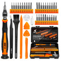 JOREST Precisionsskruvmejselsats, verktygssats med Security Torx T5, T6, T8, T9, T10, T20, reparations- och rengöringssats för iPhone, Switch, PS4, Xbox, dörrklocka, laptop, Macbook, klocka, 38 delar