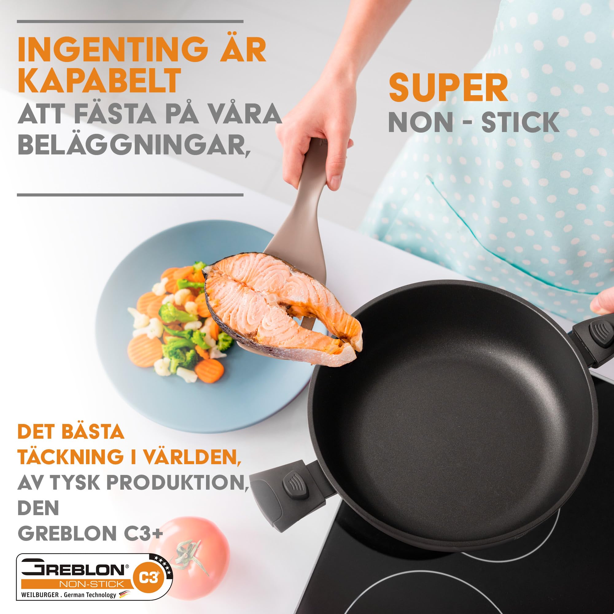 Stone&Stone Mjölkkanna 16 cm total induktion aluminium stål och sten professionell extremt nonstick utvecklad med tysk teknik sparar 50 % räkning