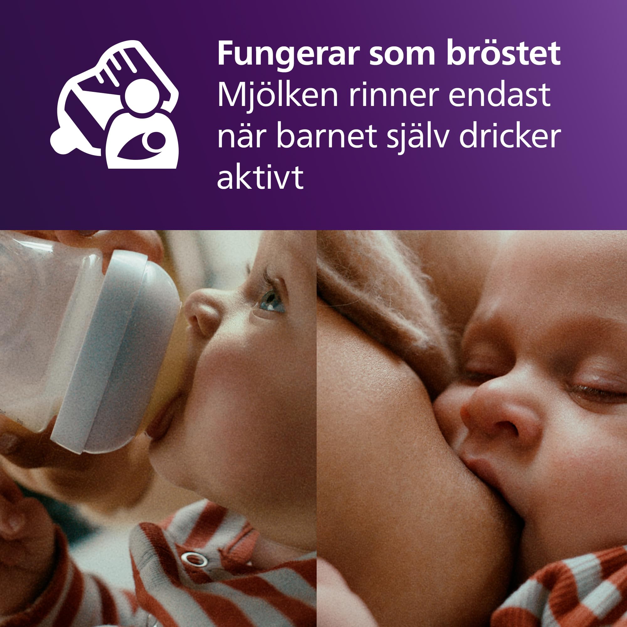 Philips Avent-nappflaska med AirFree-ventil, presentförpackning för nyfödd – 4 nappflaskor med AirFree-ventil, ultra soft-napp och flaskborste, barn i åldern 0–12+ månader (modell SCD657/11)