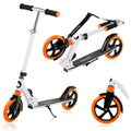 LIONELO Luca Hopfällbar Sparkcykel för Barn (5+), Ungdom & Vuxen, Lätt Aluminium 4,1 kg, Stora 200 mm PU-hjul, ABEC-7-lager, ShockResist dämpare, upp till 100 kg, Justerbart Styre, Fotbroms & Sidostöd