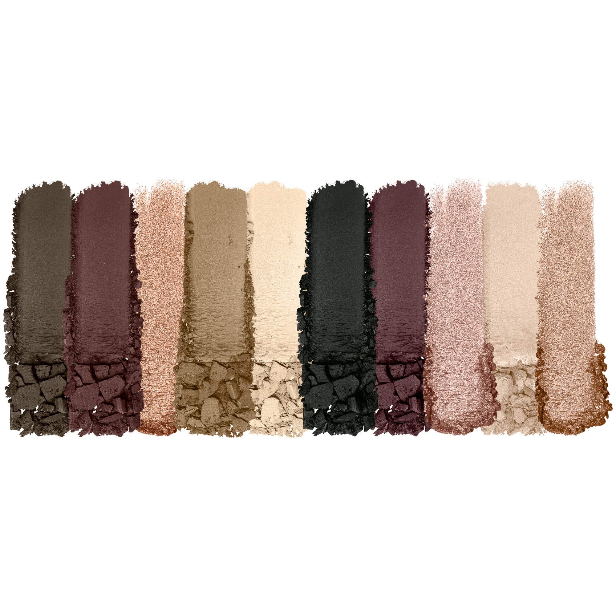 Wet n Wild Color Icon 10 Pan Palette, Ögonskuggspalett med 10 Ljusa och Matta Ögonskuggsfärger för Dag och Natt, Långvarig och Lättblandad Formula, Nude Awakening