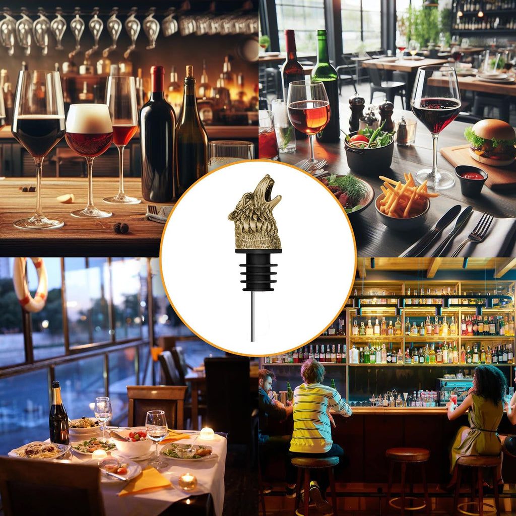 Liquor Pour Pip gåva - 60 ml Animal Wine Aerator Pourer, Creative Alcohol Diffuser Stopper, rostfritt stål Spirpip, unikt flasktopperstillbehör | Dekorativa nyheter nyheter män