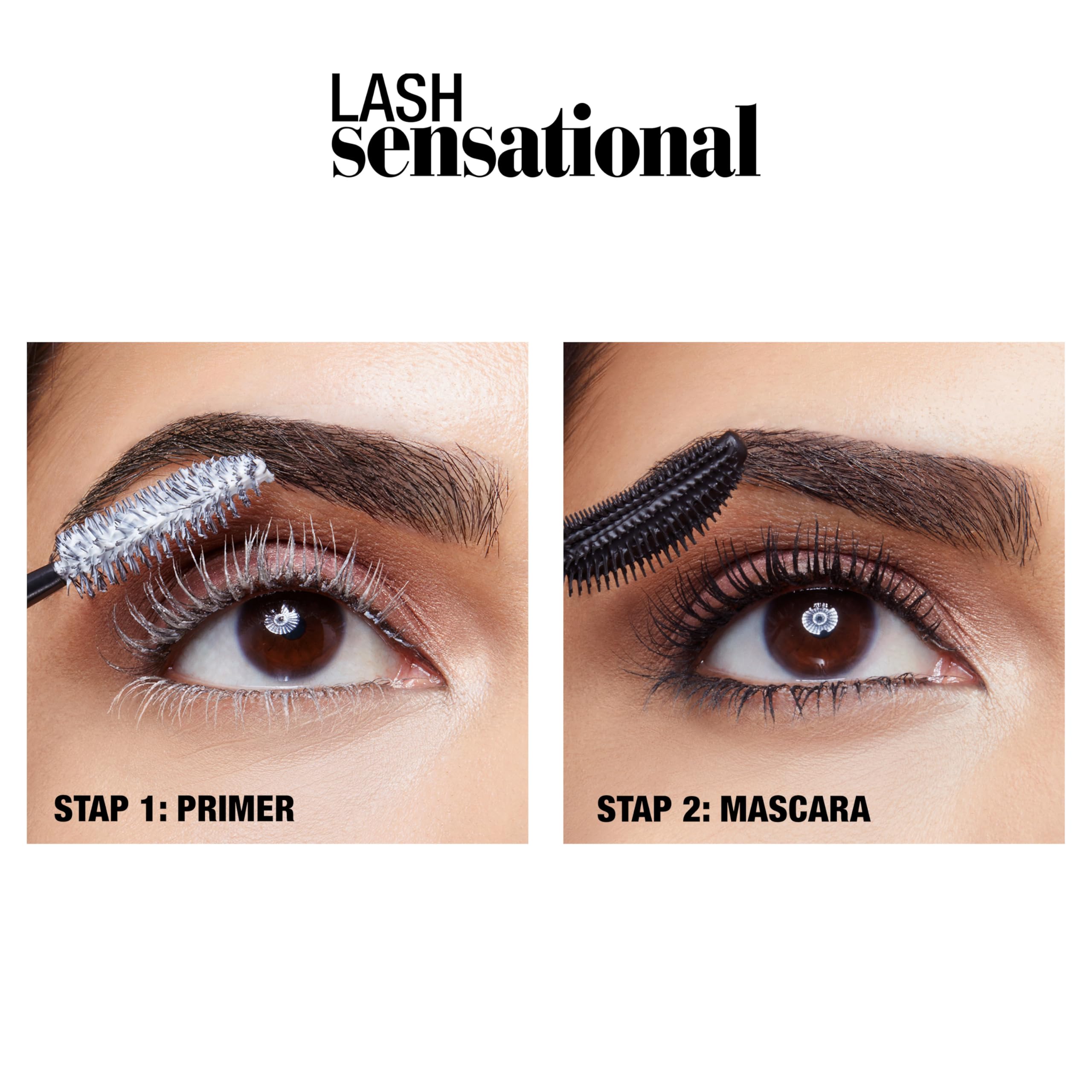 MAYBELLINE NEW YORK, volymmascara, Lash Sensational Waterproof Mascara, 9,4 ml