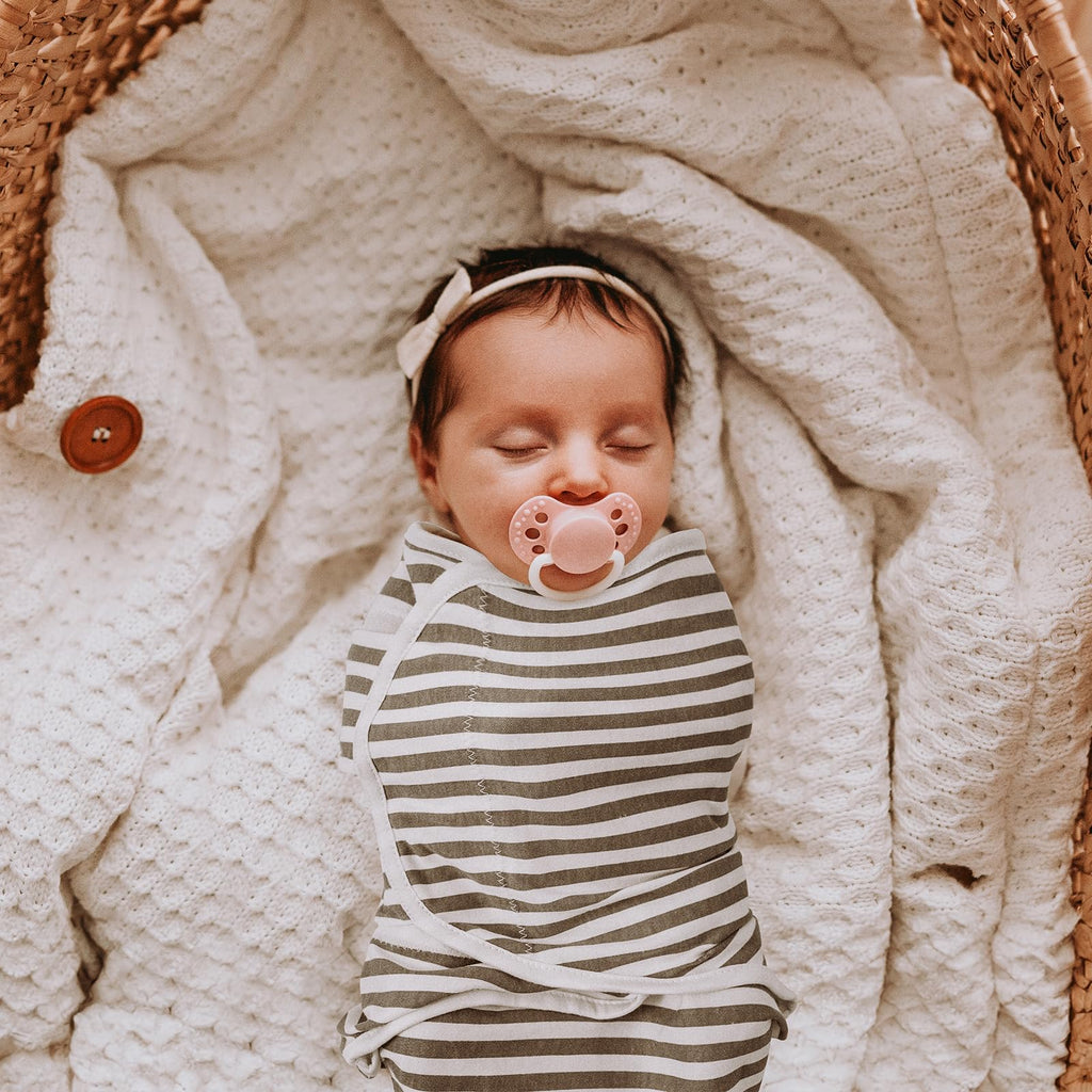 GLLQUEN BABY Filt för inlindning, för bebisar på 0–3 månader, sovsäck för småbarn, unisex, set med 3 lindor, 100 % ekologisk bomull (ny grå)