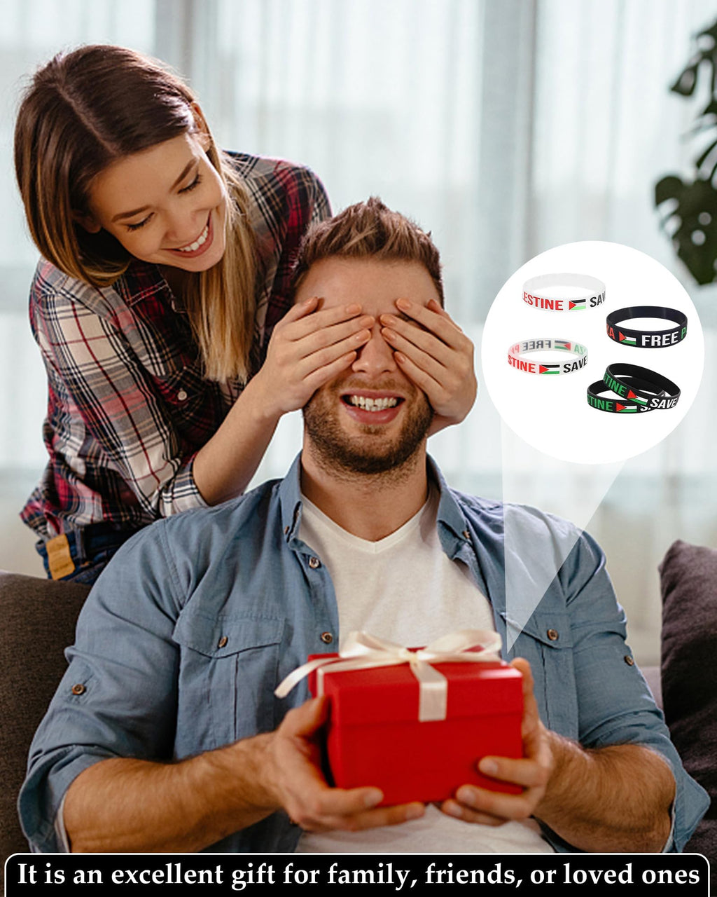 5 stycken palestinska armband, gratis palestinska armband, palestinska silikonarmband, rullande armband för män och kvinnor, solidaritetsarmband för kvinnor och män