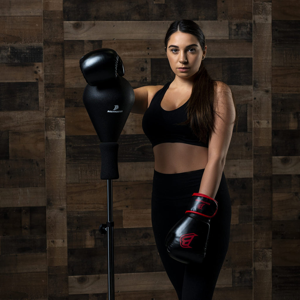 Boxningssäck med stativ, för barn och vuxna, justerbar höjd – fristående boxningsväska – perfekt för MMA-träning, stressavlastning och fitness