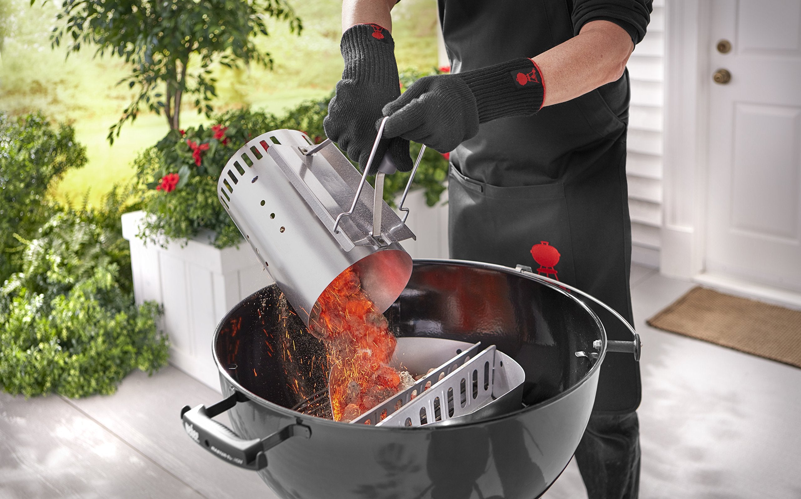 Weber Briketter (4kg), för Långvarig och Konstant Glöd, 100% Naturligt Trä, EU-Produkt, Hållbart Framställt, FSC-certifierad (17590)