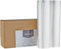 Amazon Basics 22 cm x 500 cm, 2 rullar för vakuumförpackare, plast, klar