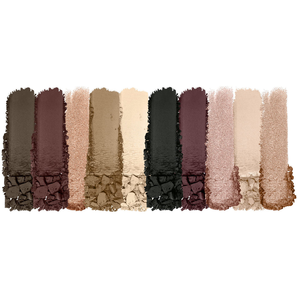 Wet n Wild Color Icon 10 Pan Palette, Ögonskuggspalett med 10 Ljusa och Matta Ögonskuggsfärger för Dag och Natt, Långvarig och Lättblandad Formula, Nude Awakening