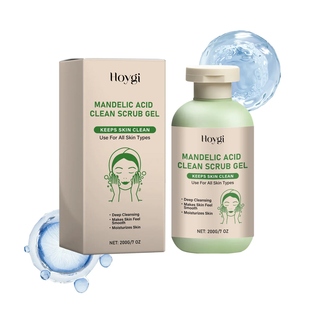 200g Mandelic Acid Body Exfoliating Gel Gentle Cleaning Pores Moisturizing Remove Dead Skin Refreshing Smoothing Body Scrub Gel