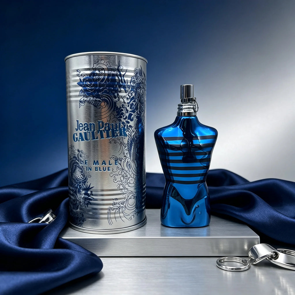 Jean Paul Gaultier Le Male In Blue 125ml Men's Fragrance features an aromatic scent