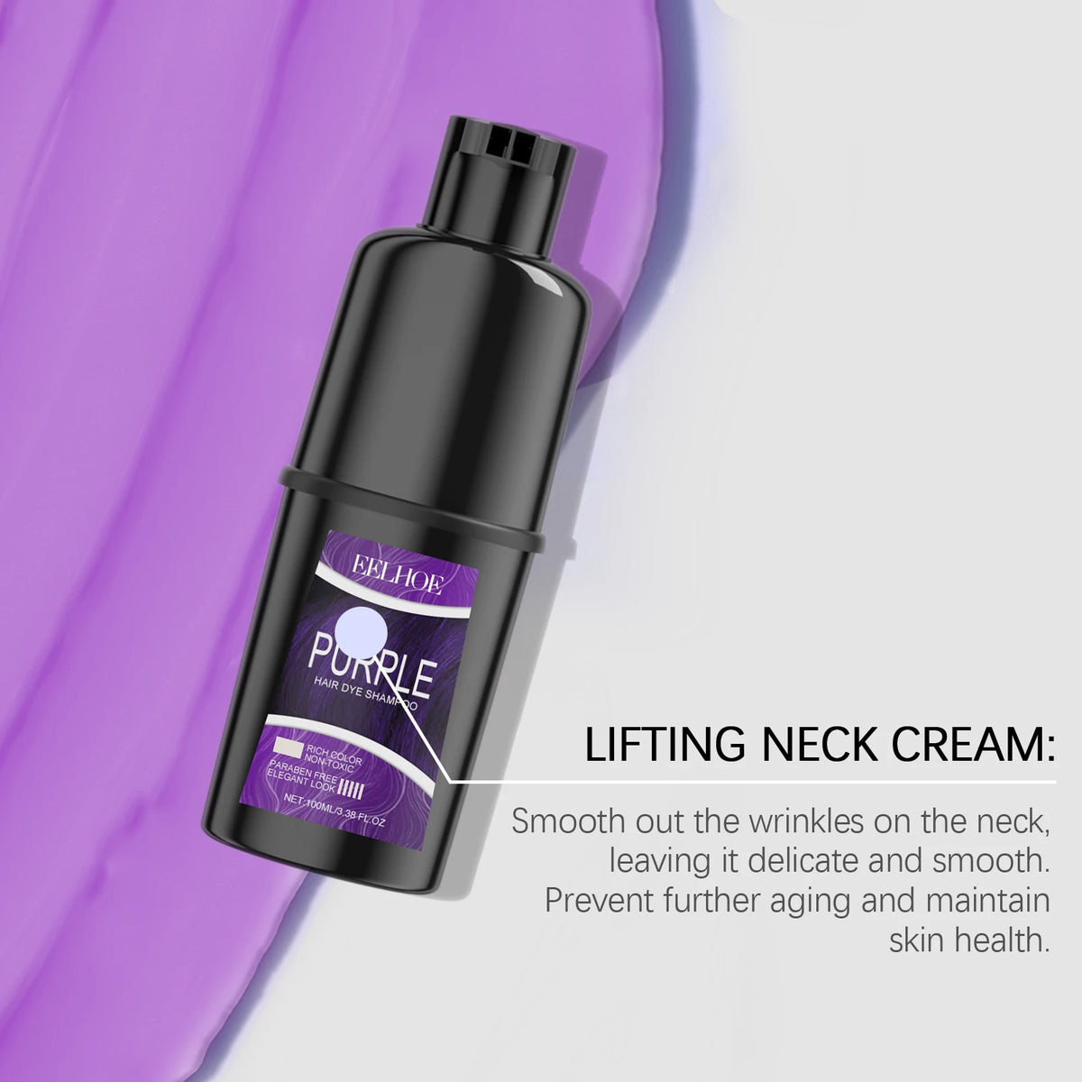 Hair Dyeing Shampoo Repair Damaged Hair Nourishing Non-irritating Scalp Lasting Color Fix Cover Gray White