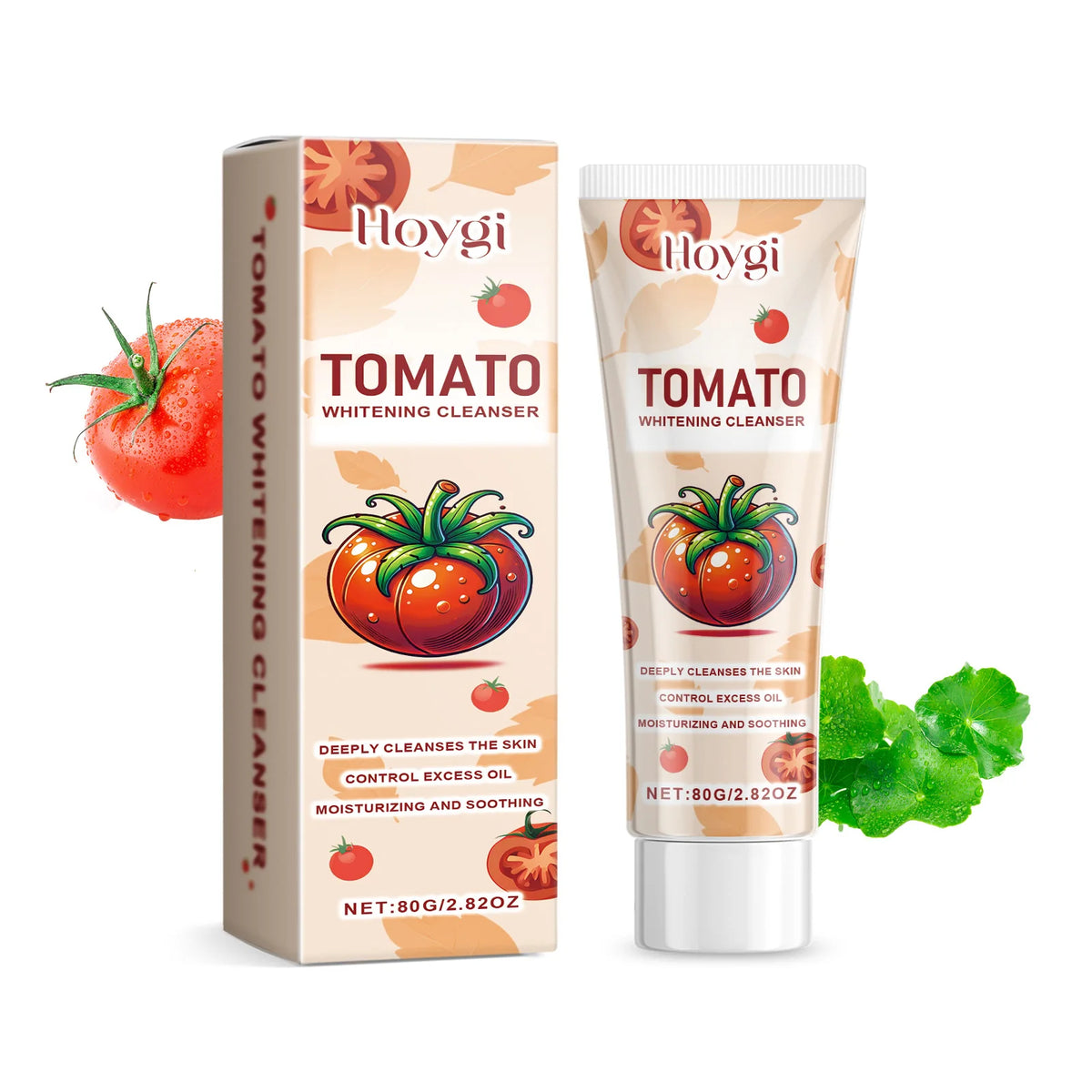 80G Tomato Face Cleaner Gentle Purifing Pores Refreshing Skin Oil
