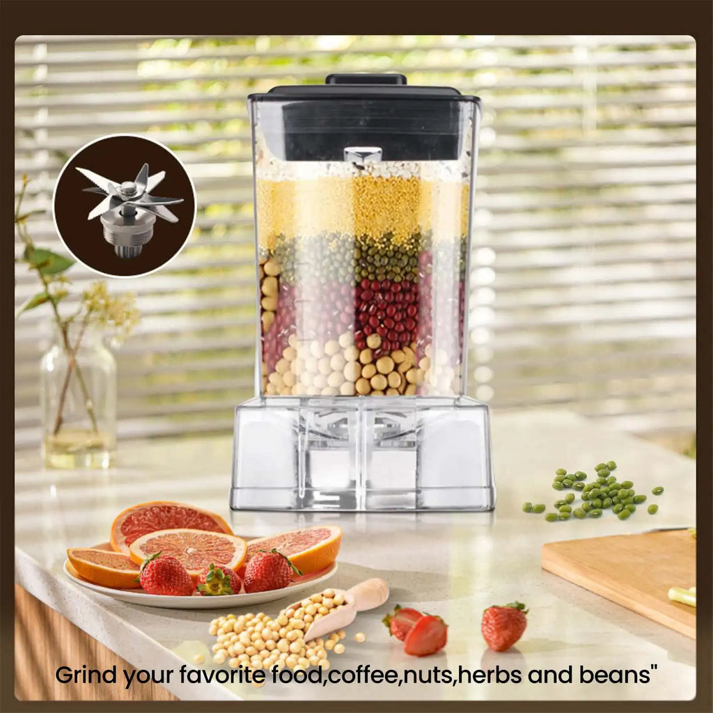 2-in-1 Household Countertop Blender, Multifunctional