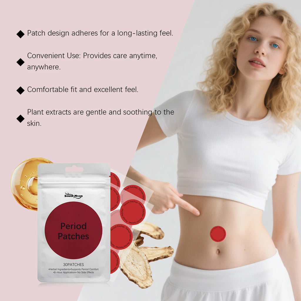 South Moon 30pcs Women's Menstrual Care Patch Gentle Moisturizing Menstrual