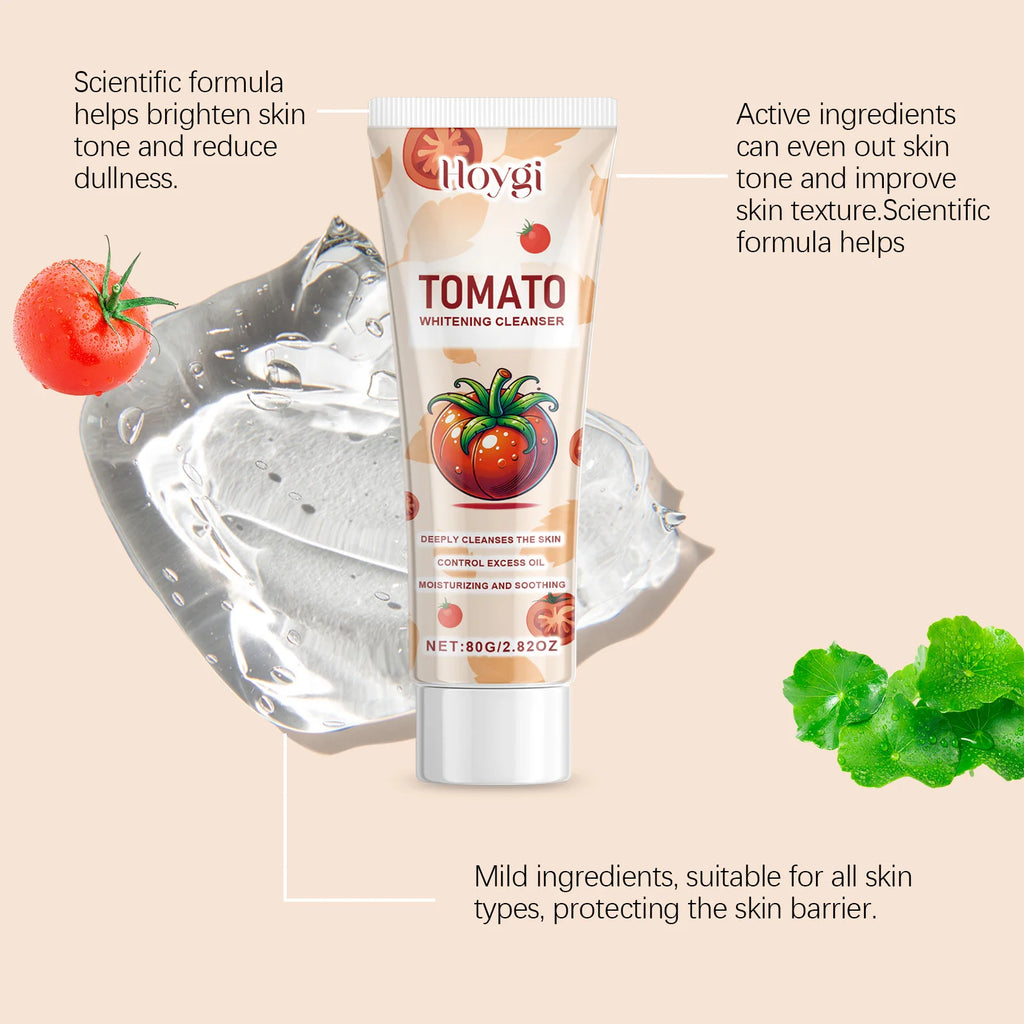 80G Tomato Face Cleaner Gentle Purifing Pores Refreshing Skin Oil