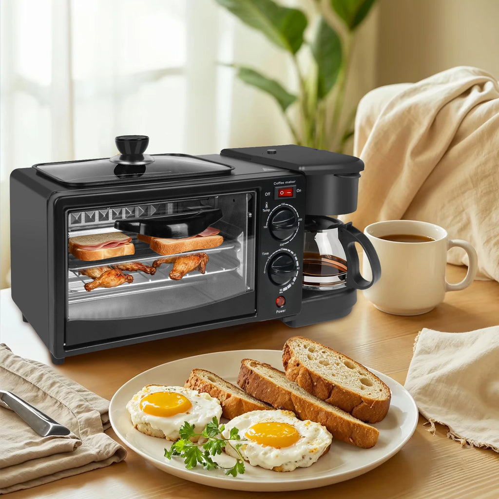 Electric Breakfast Machine 3-in-1 Multifunction