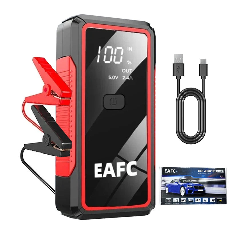 EAFC Car Jump Starter 600A / 1200A /2000A Portable Power Bank Car Battery Booster 12V