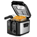 2.5L 1500W Electric Deep Fryer (US Plug) Large Capacity Countertop