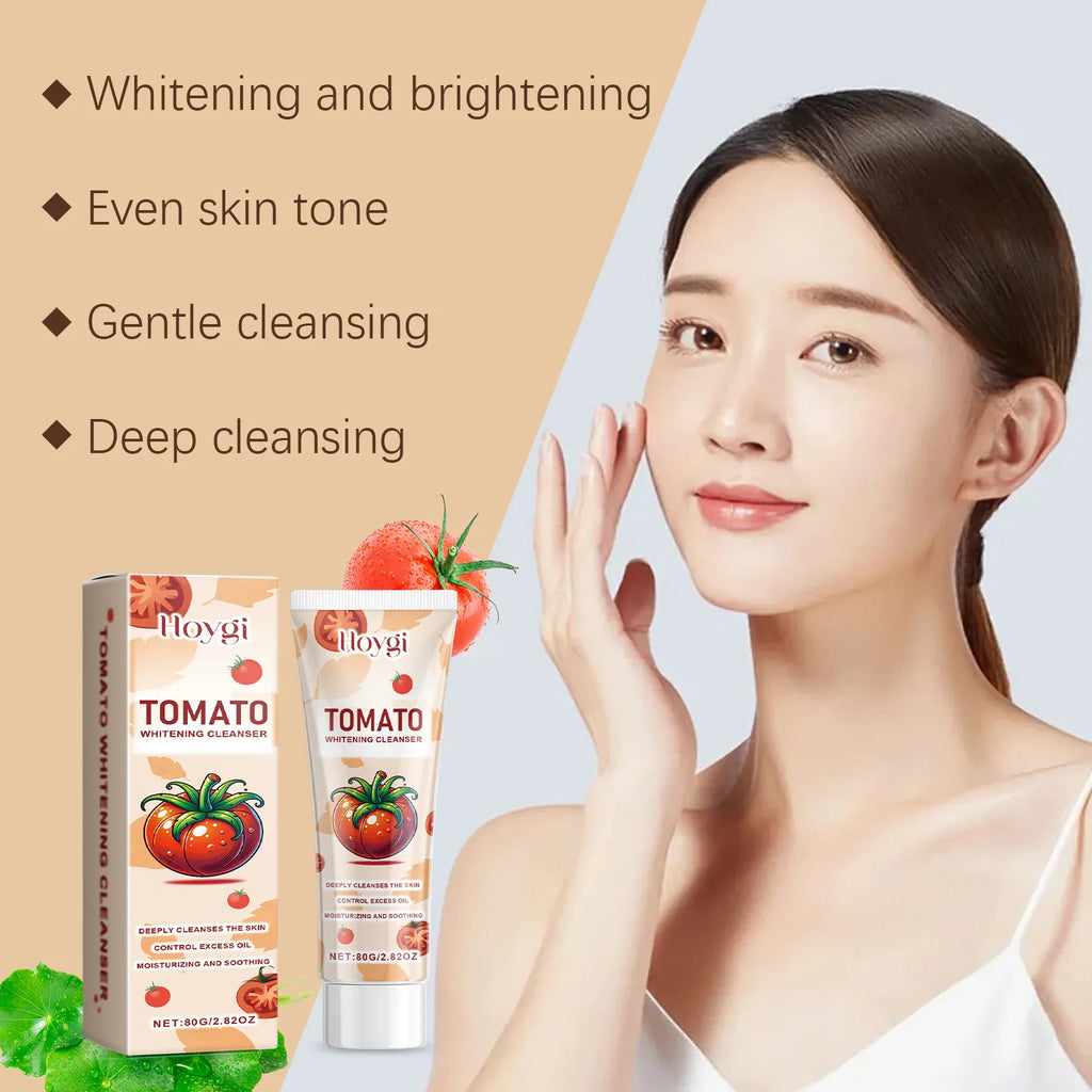 80G Tomato Face Cleaner Gentle Purifing Pores Refreshing Skin Oil