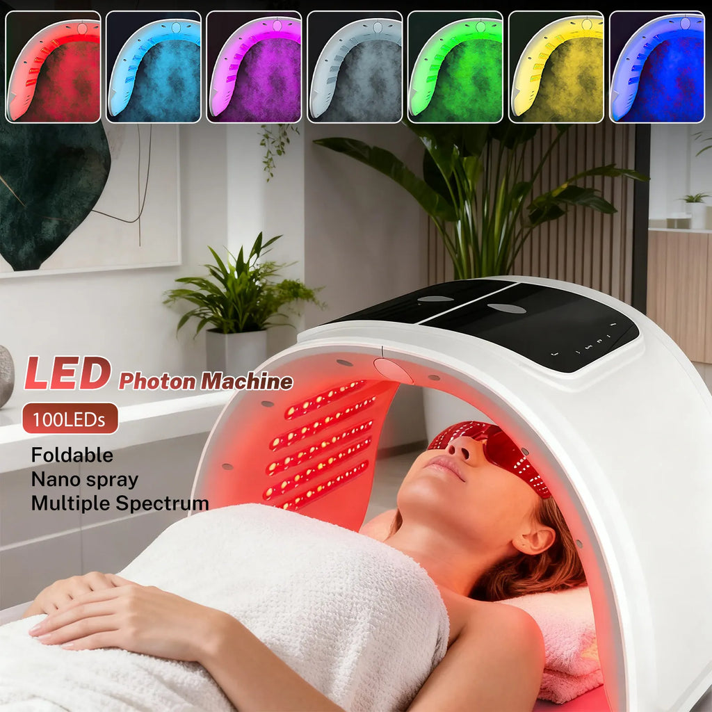 7 Colors LED Face Mask PDT Equipment SPA Facial Spray Device Skin Rejuvenation Light Facial Body Beauty Machines For Skin Care