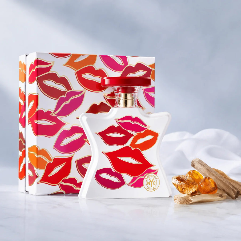 Bond No.9 Nolita Lip Mask Pattern White Curved Bottle