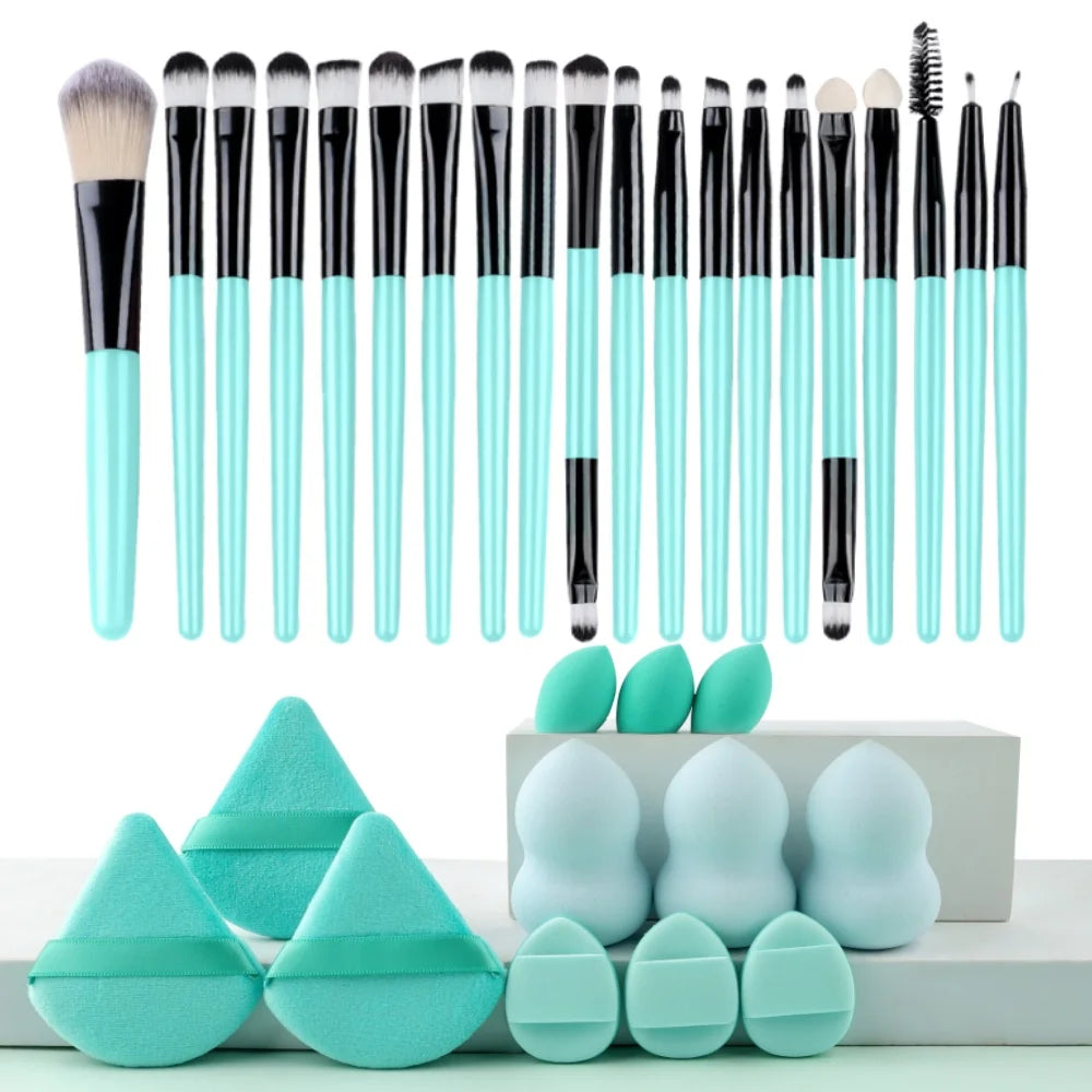 Makeupborstar Set – 12 st Professionella Borstar