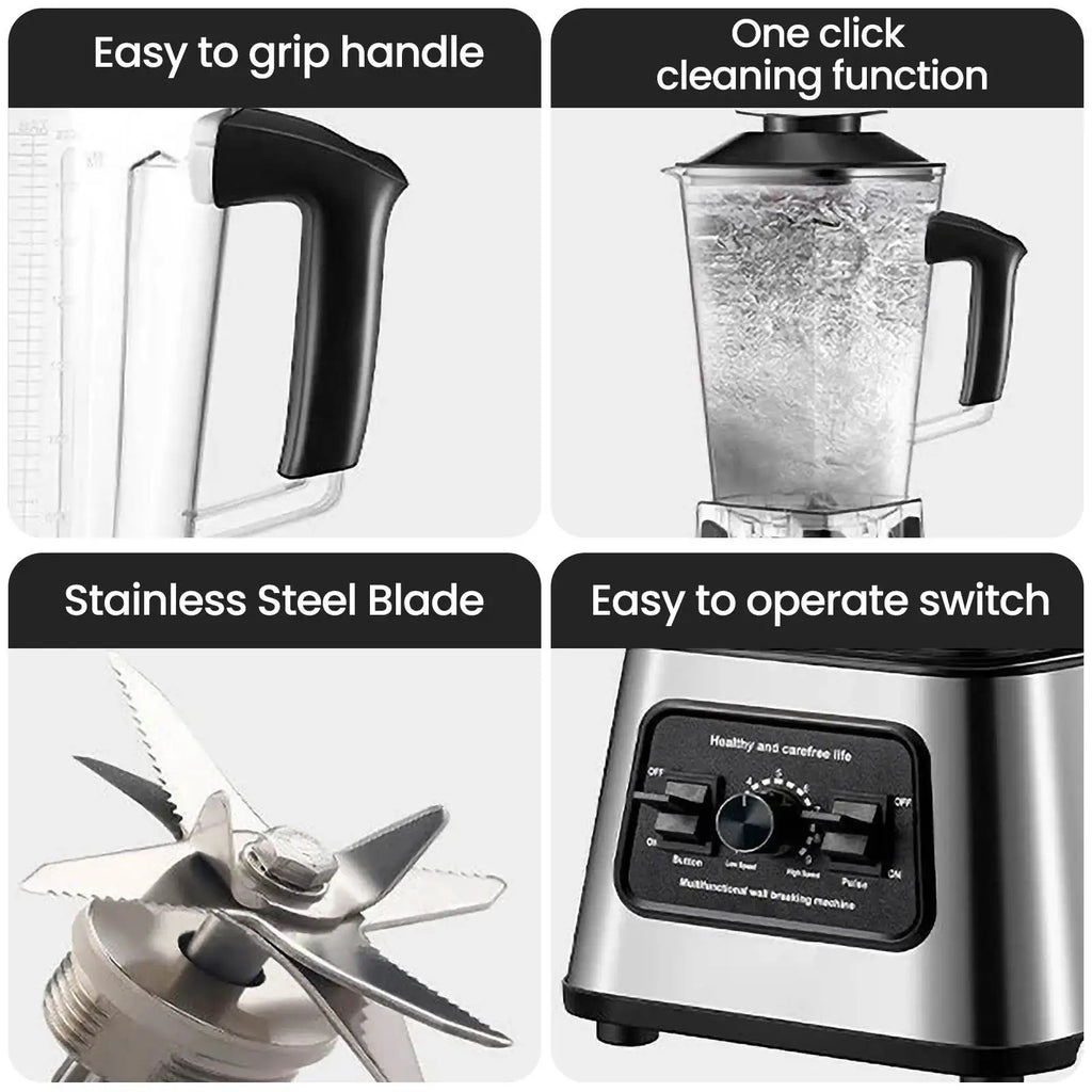 2-in-1 Household Countertop Blender, Multifunctional