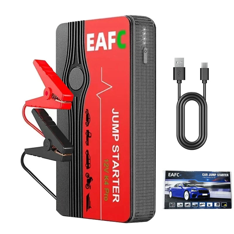 EAFC Car Jump Starter 600A / 1200A /2000A Portable Power Bank Car Battery Booster 12V