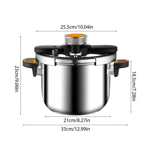 4/6L Stainless Steel Pressure Cooker Multifunctional Pressure Cooker