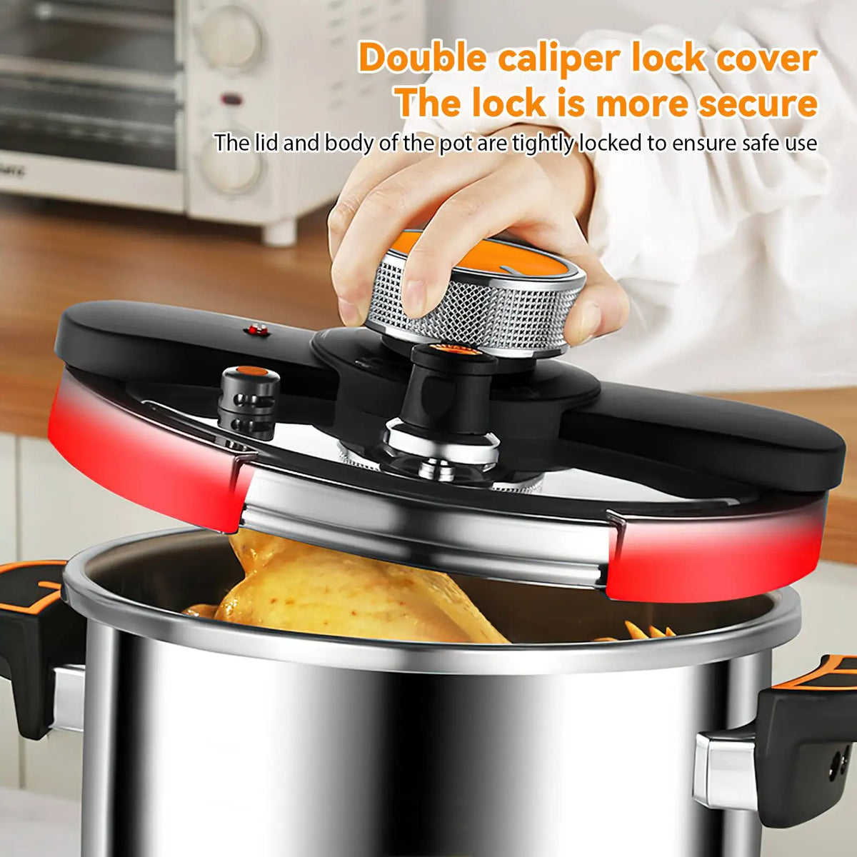 4/6L Stainless Steel Pressure Cooker Multifunctional Pressure Cooker