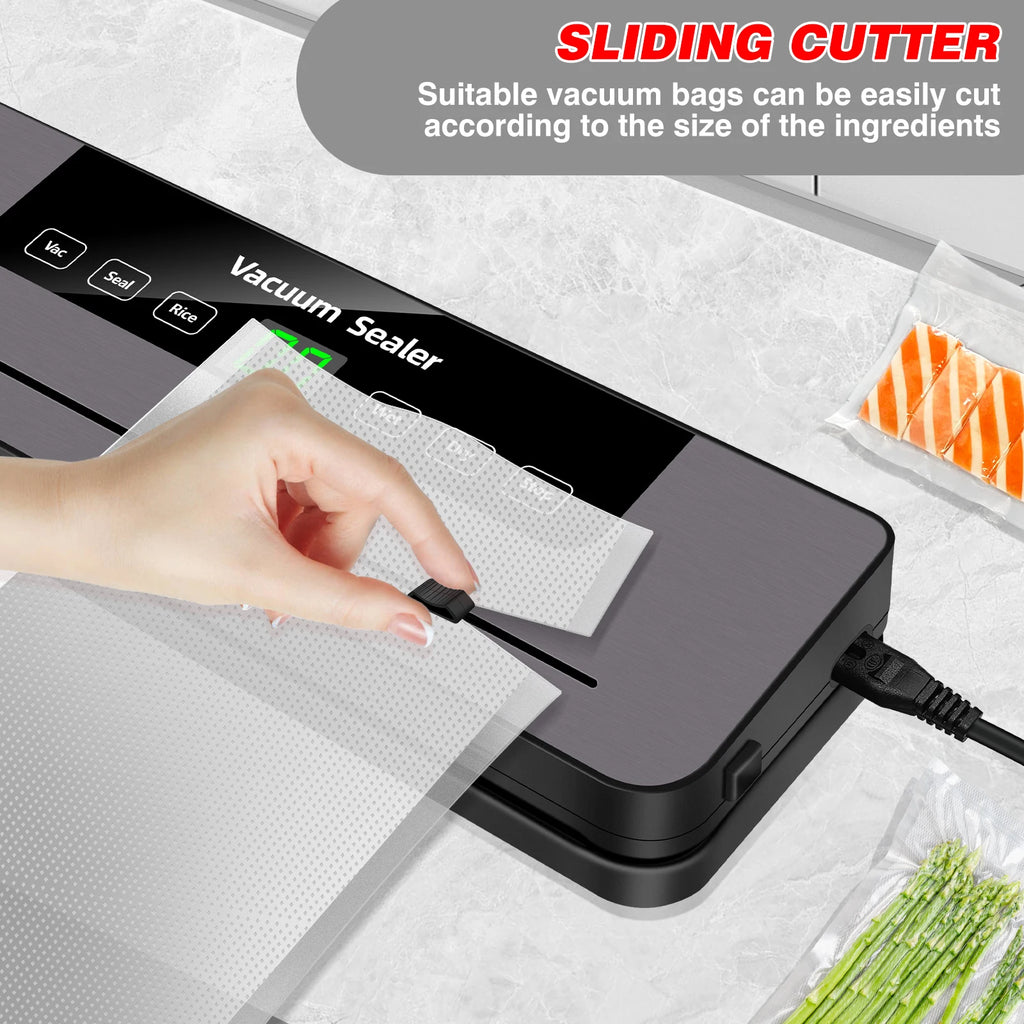 6-in-1 Multi-Functional Food Vacuum Sealer Machine, 6 Modes, Includes 10 Vacuum Bags