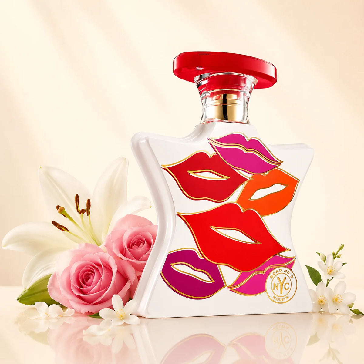 Bond No.9 Nolita Lip Mask Pattern White Curved Bottle