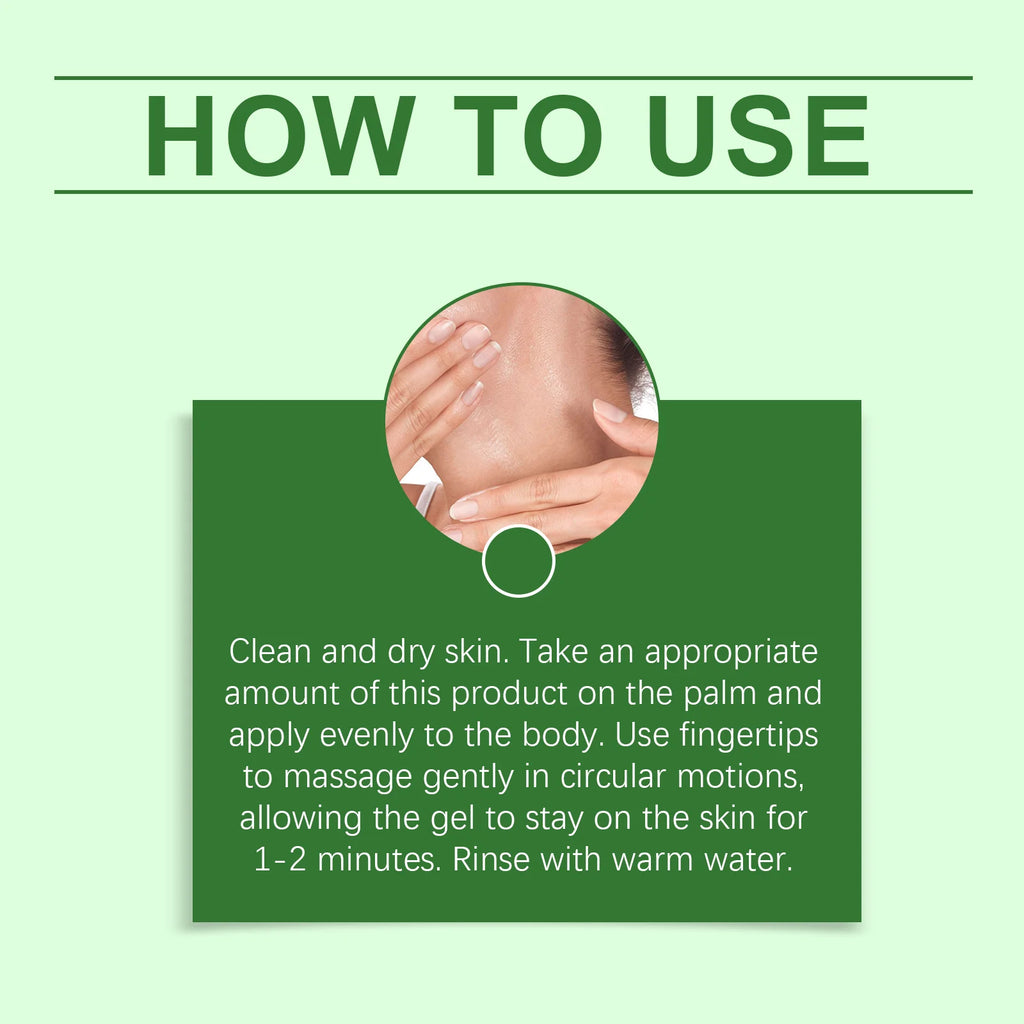 200g Mandelic Acid Body Exfoliating Gel Gentle Cleaning Pores Moisturizing Remove Dead Skin Refreshing Smoothing Body Scrub Gel