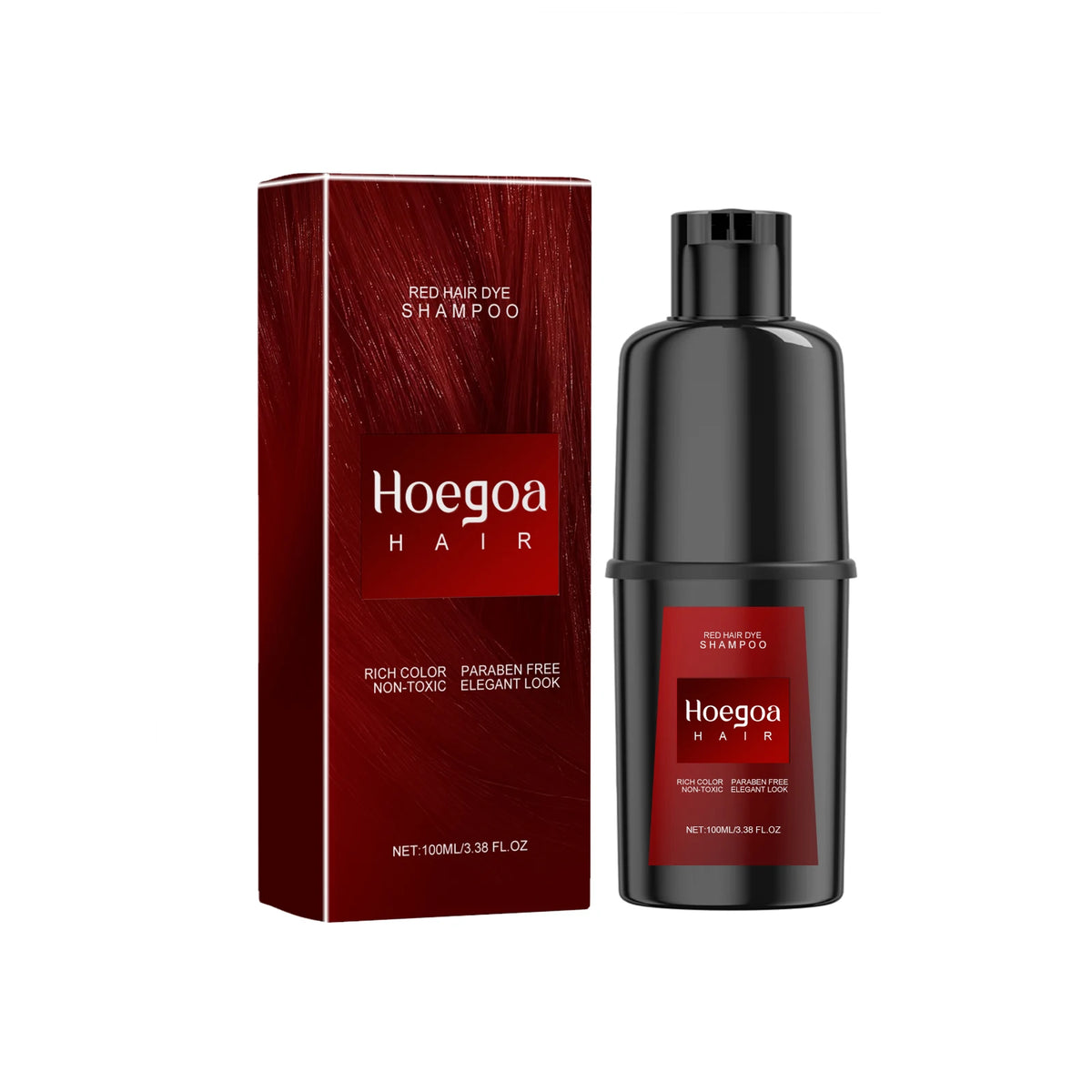 4 Color Hair Dye Shampoo Ginseng Root Extract Nourish