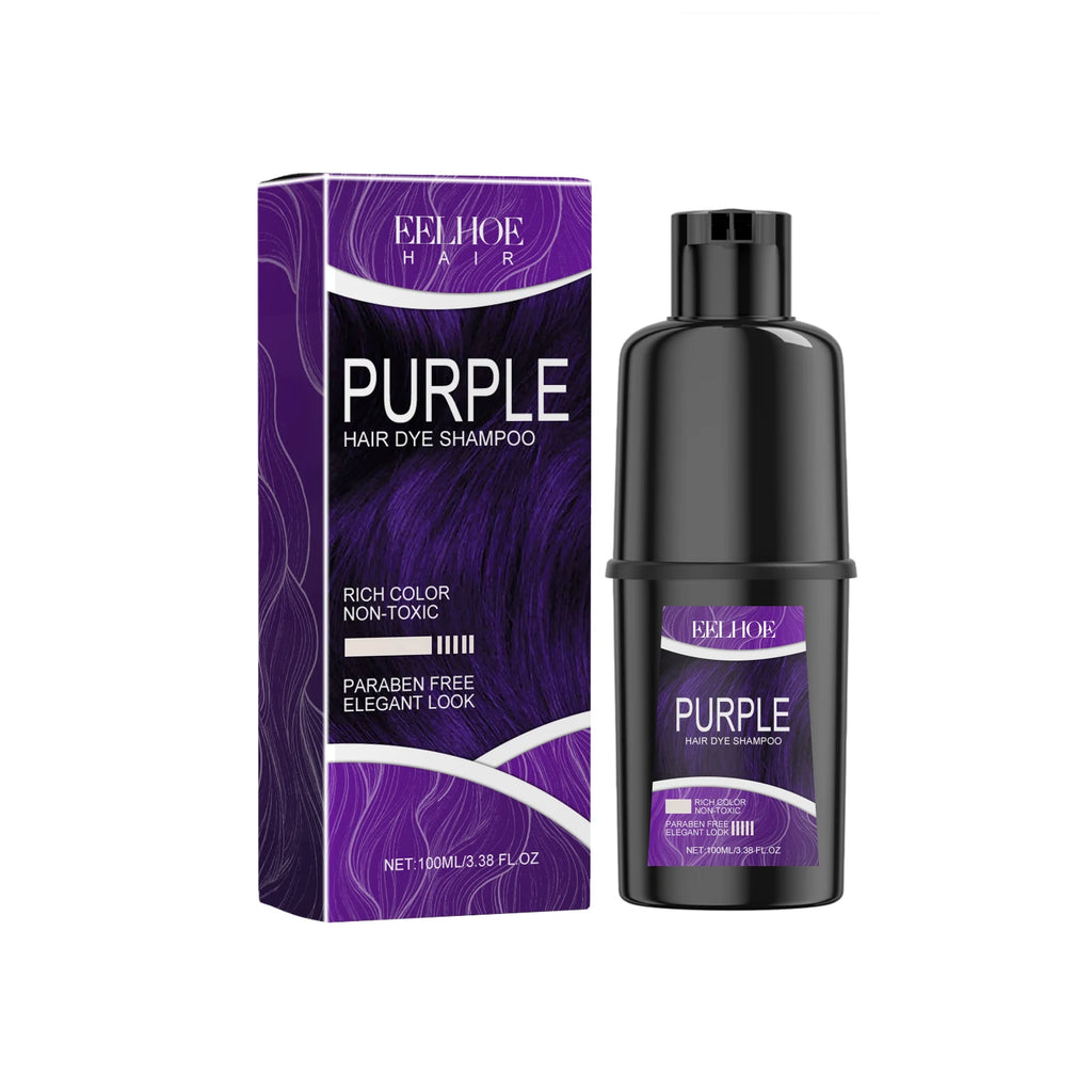Hair Dyeing Shampoo Repair Damaged Hair Nourishing Non-irritating Scalp Lasting Color Fix Cover Gray White