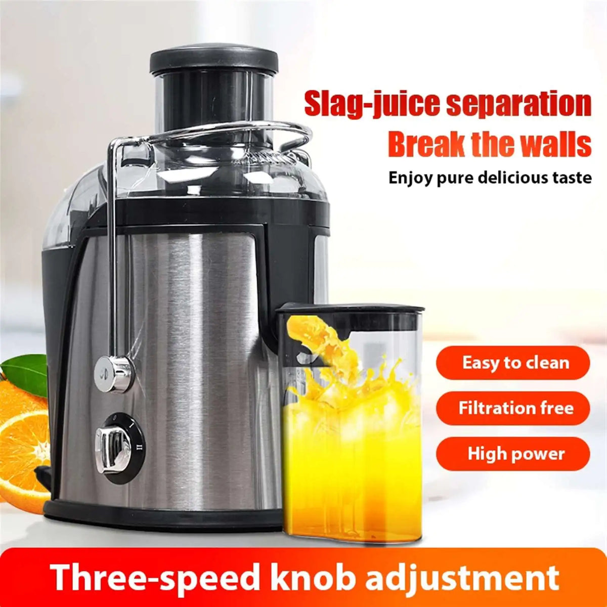 400W Centrifugal Juicer Multifunctional Household Electric Fruit Maker