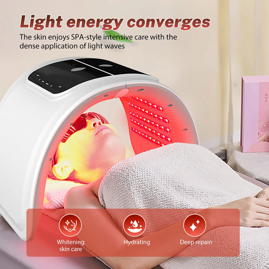 7 Colors LED Face Mask PDT Equipment SPA Facial Spray Device Skin Rejuvenation Light Facial Body Beauty Machines For Skin Care