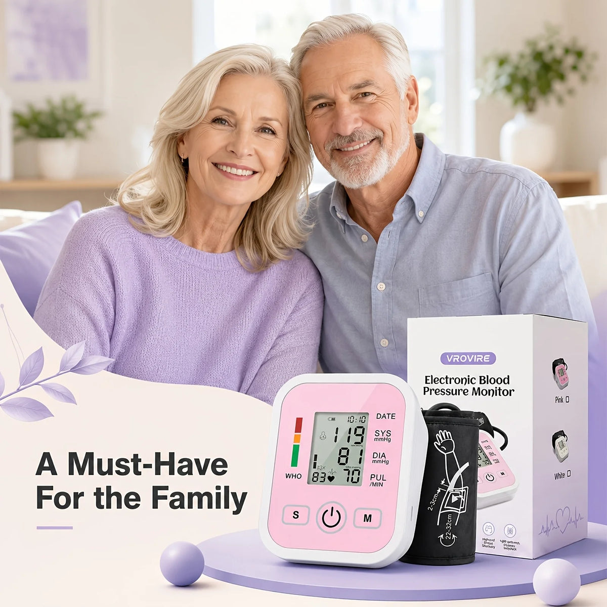Tensiometer Heart Rate Pulse Oximeter Meter Kit BP Monitor Healthy