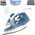 5-Temperature Steam Iron 350ml Large Water Tank Spray + Self-Cleaning Dual Auto Shut-Off Home Ironing Machine