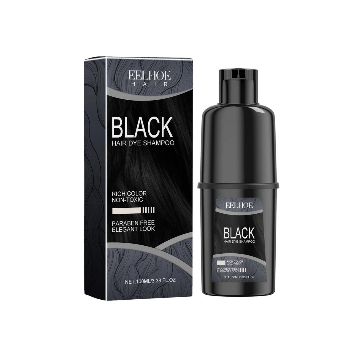 Hair Dyeing Shampoo Repair Damaged Hair Nourishing Non-irritating Scalp Lasting Color Fix Cover Gray White