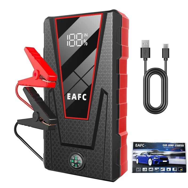 EAFC Car Jump Starter 600A / 1200A /2000A Portable Power Bank Car Battery Booster 12V